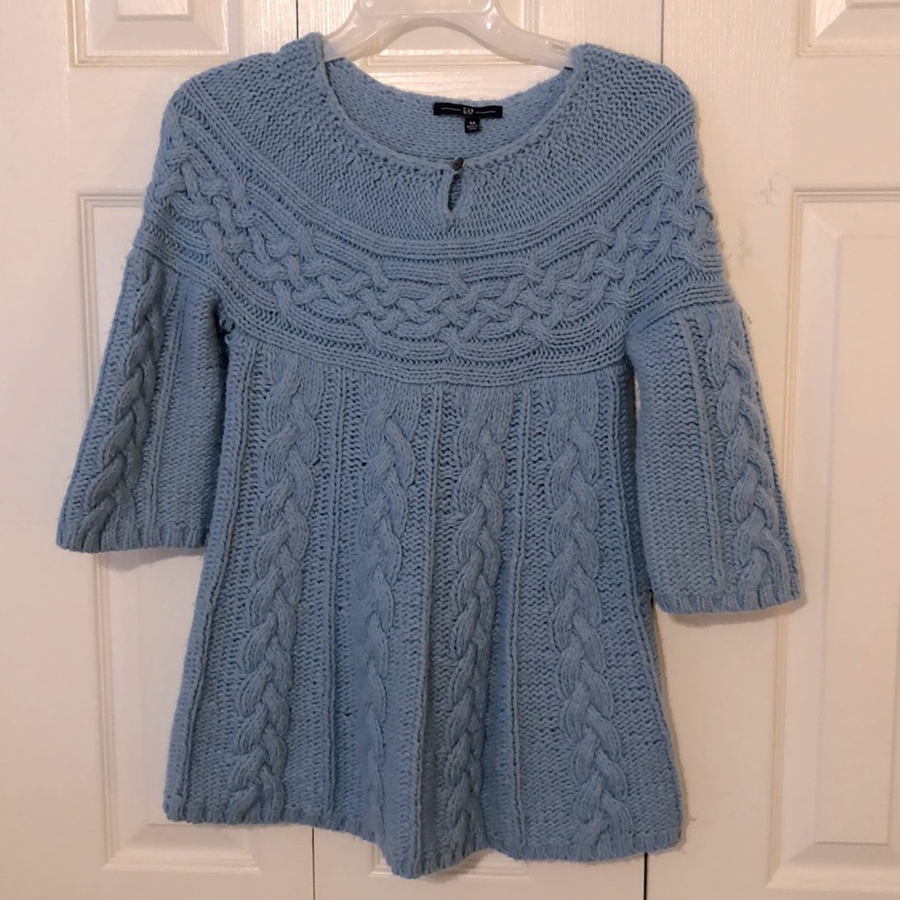 Gap cable-knit, wool blend sweater size XS